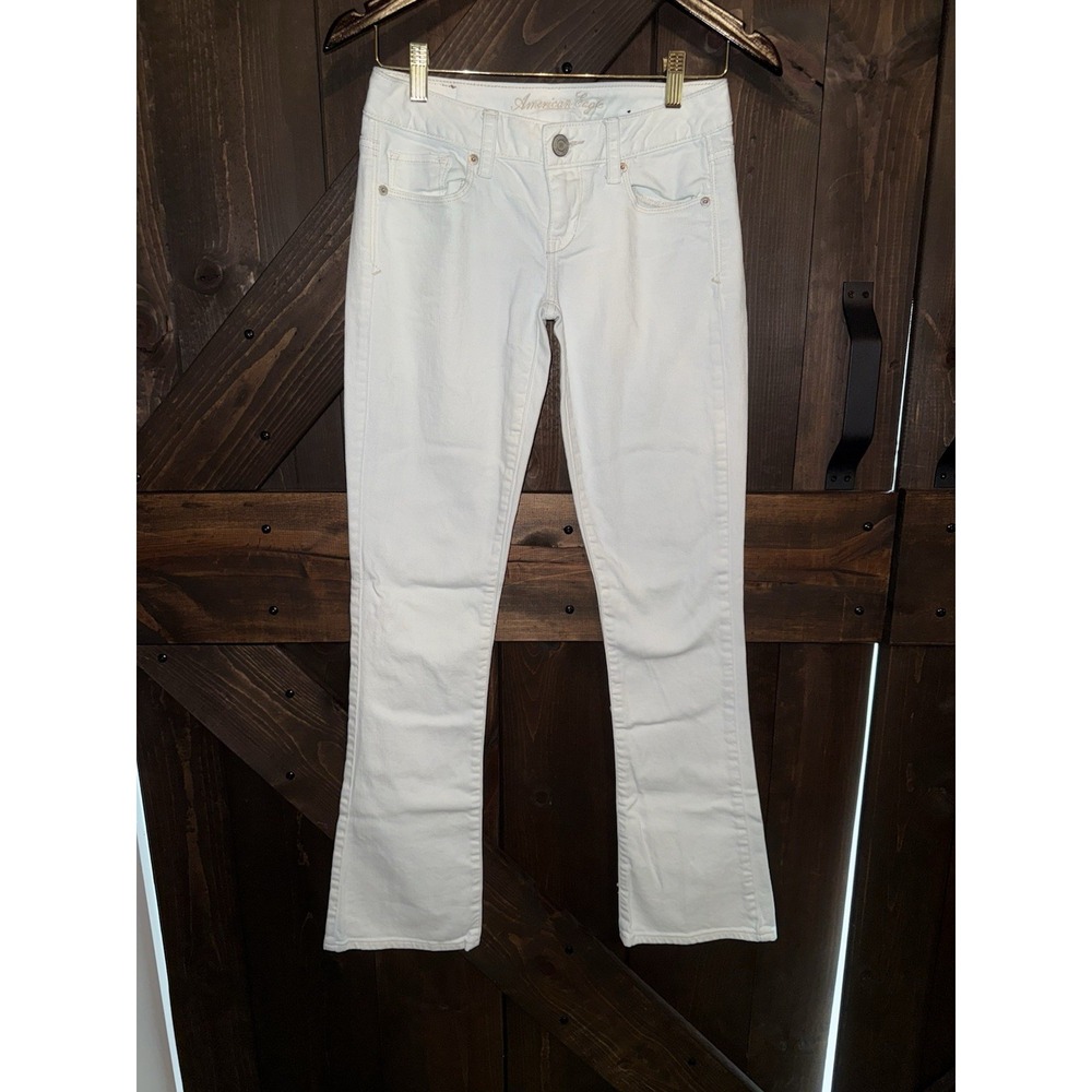 AE American Eagle Skinny Kick Jeans‎ Sz 0 R Boot Cut Flare Stretch